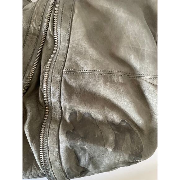 Alexander Wang Donna Green Leather Hobo Shoulder Bag - Picture 4 of 5